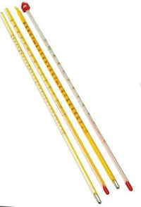 Glass Alcohol Thermometer - Accuracy: 1  %