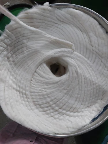 Bleached Cotton For Wicks Raw Material - Color: White