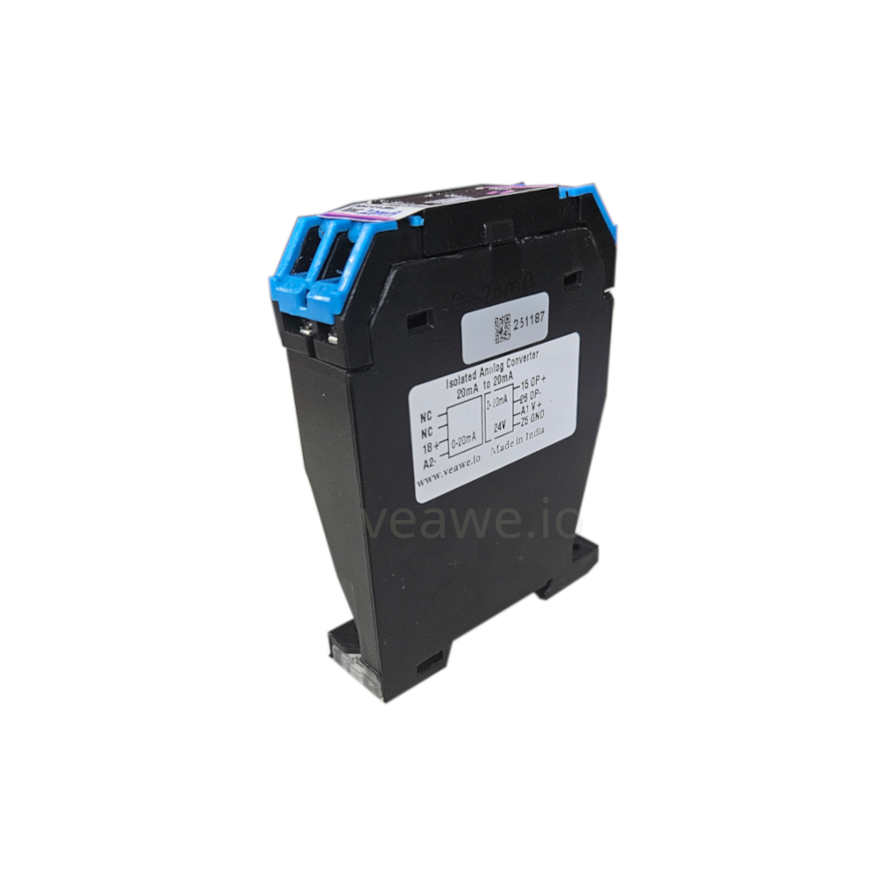 Isolated Analog Signal Converter 20ma To 20ma - Color: Black