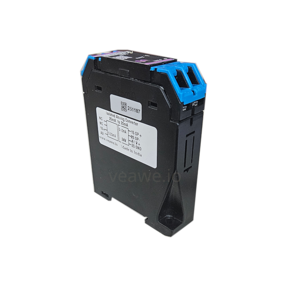Isolated Analog Signal Converter 20ma To 20ma - Color: Black