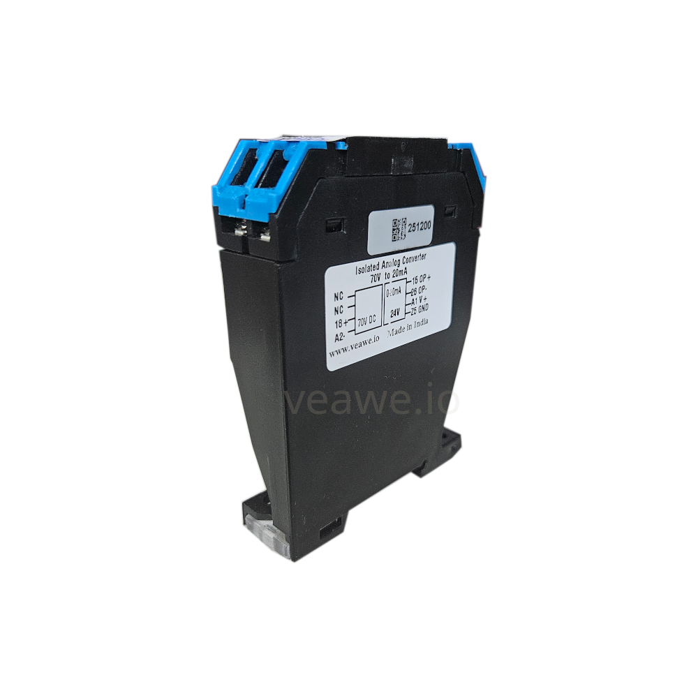 Isolated Analog Signal Converter 70v To 20ma - Color: Black