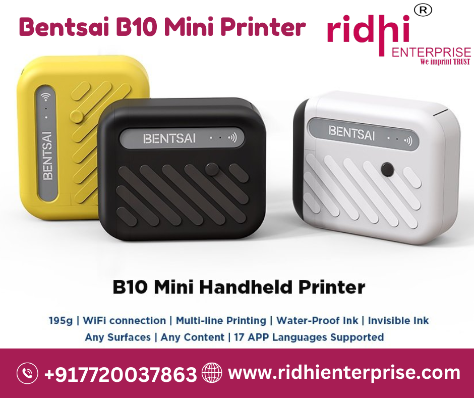 Bentsai B10 Mini Handheld Inkjet Printer-pocket Sized For Expiry Dates, Qr Codes, Batch Coding, And Mobile App Conn - Automatic Grade: Semi-automatic