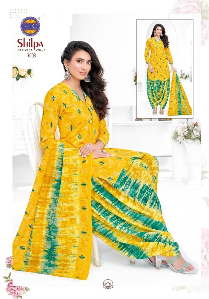 Mfc Shilpa Patiyala Vol-7 A Dress Material