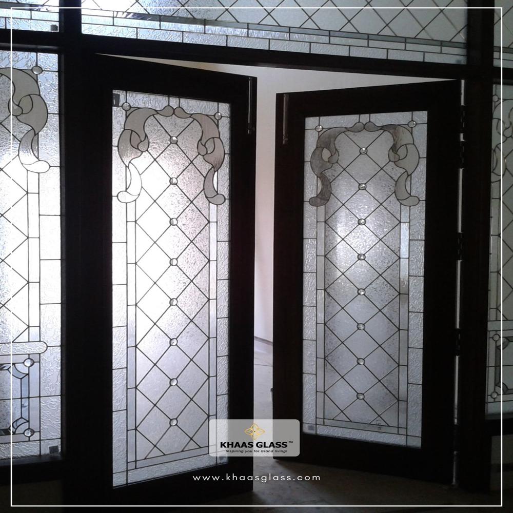 Stained Glass Panel - Color: Black