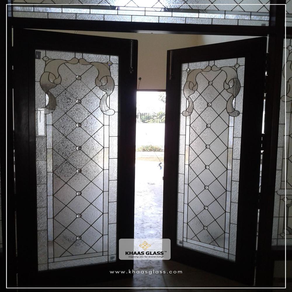 Stained Glass Panel - Color: Black