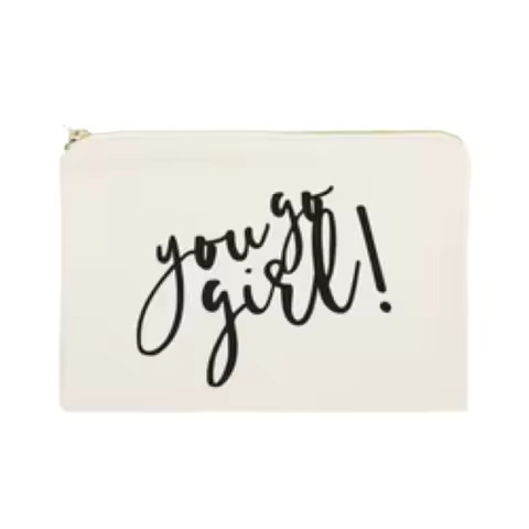 Canvas Cosmetic Bag