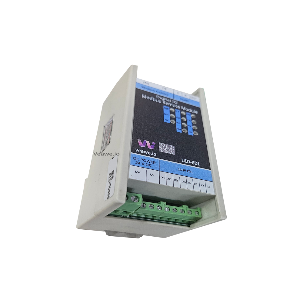 8 Input Modbus Module Uio-8di - Color: Grey