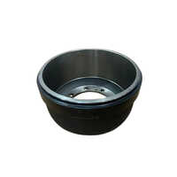 Truck Brake Drum - Color: Black