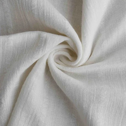 Spun Viscose Fabric - Color: White