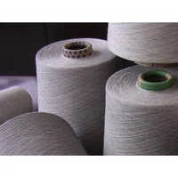 Dark Shade Melange Yarn - Color: White
