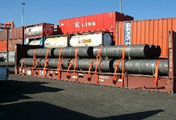 Over Dimensional Cargo Containers Lashing