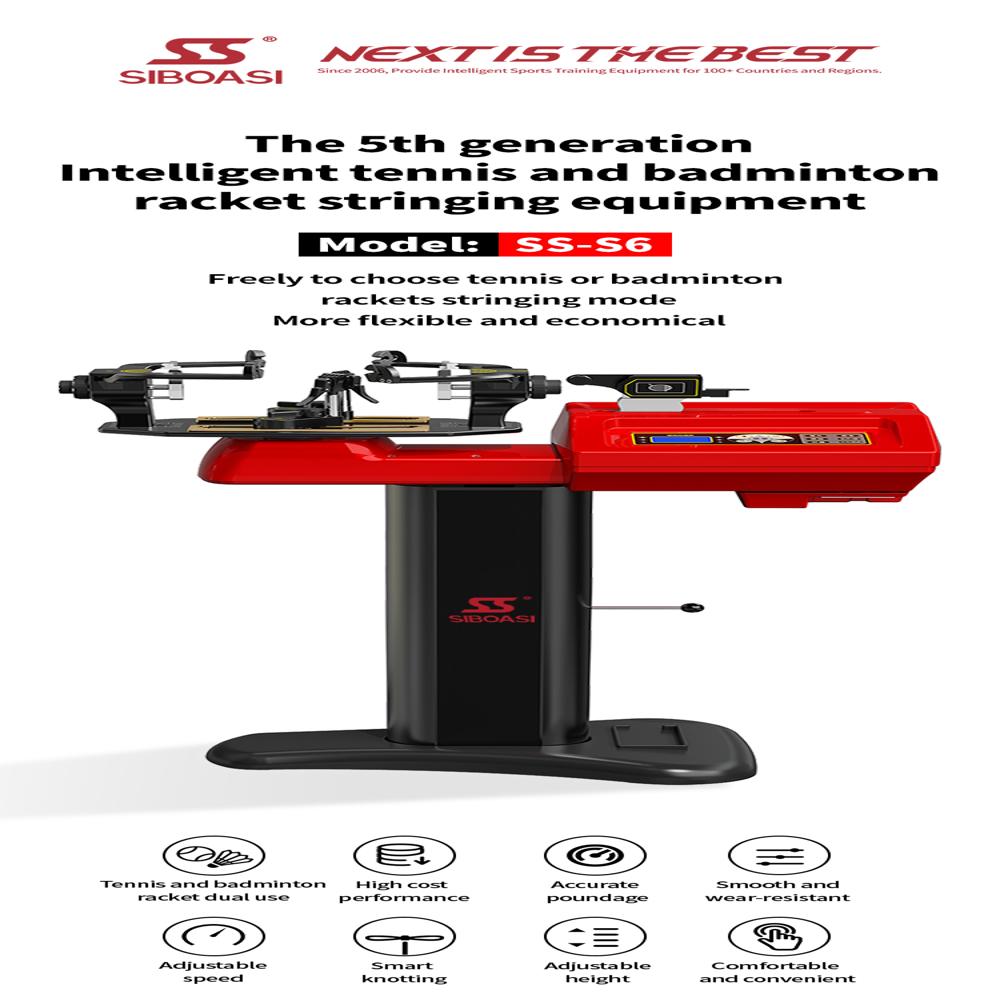 S6 TENNIS/BADMINTON STRINGING MACHINE