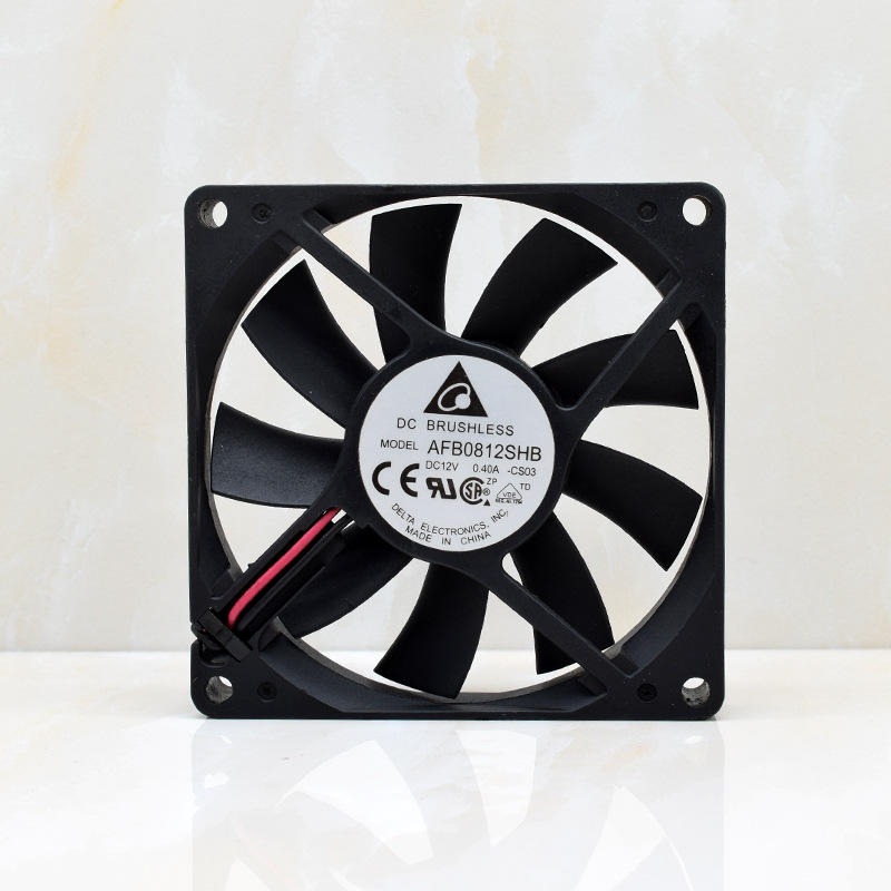 AFB0812SHB Delta 8015 Fan 12V 0.40A 8CM Variable Frequency Driver Large Air Volume Fan Chassis