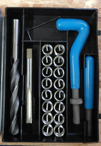 Thread Repair Kit - Stainless Steel, 112x80x110 Cm, Silver Color | Ergonomic Plastic Handle, Manual Operation, 1-year Warranty