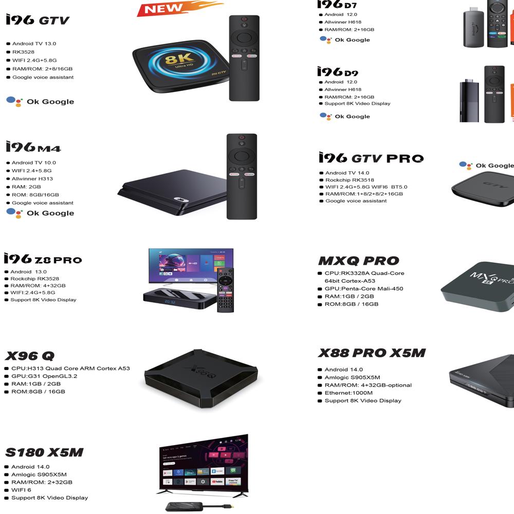 A96 Z8 Android Box - Color: Black