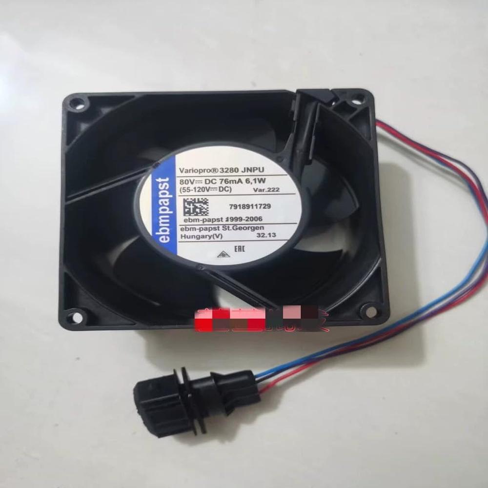 EBM PAPST 3280JNPU Series Cooling Fan 80V 76mA 6.1W