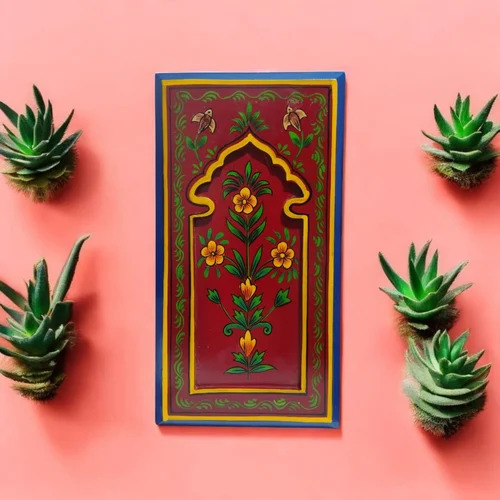 Wooden Wall Decor Item - Color: Blue