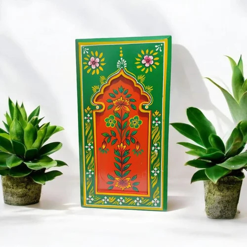 Wooden Wall Decor Item - Color: Blue