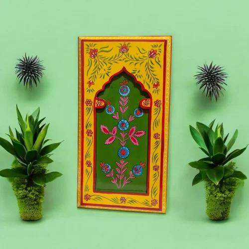 Wooden Wall Decor Item - Color: Blue