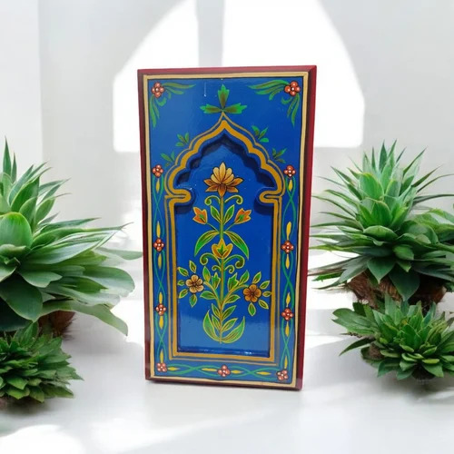 Wooden Wall Decor Item - Color: Blue