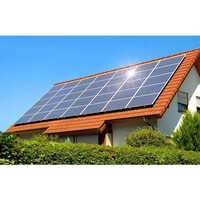 Rooftop Solar Power Plant - Polycrystalline Silicone Cells, Standard Size, 220-440 Volt Range, Manual Switch Mode | Long-lasting Commercial Energy Solution