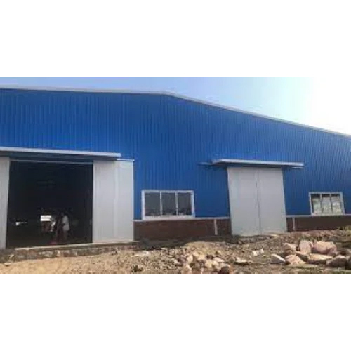 Peb Prefabricated Warehouse - Color: Blue