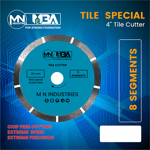 4 Inch Tile Cutter Blade - Color: Different Available