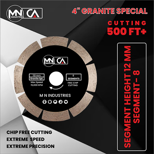 4 Inch Granite Special Tile Cutter Blade - Color: Silver