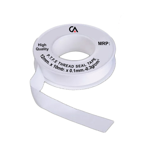 Ptfe Thread Seal Tape - Size: 12 Mm X 10 Mtr X 0.1 Mm