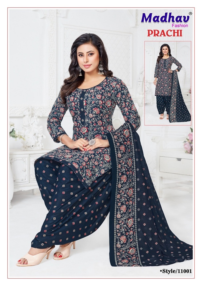 Madhav Prachi Vol-11  Dress material