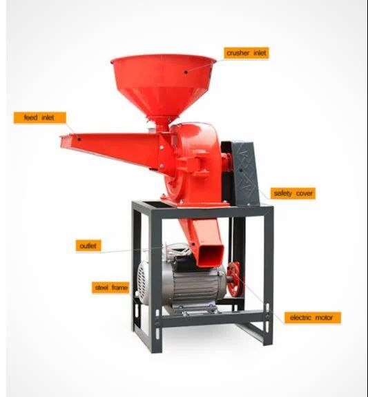 Semi Automatic Wheat Flour Mill Machine