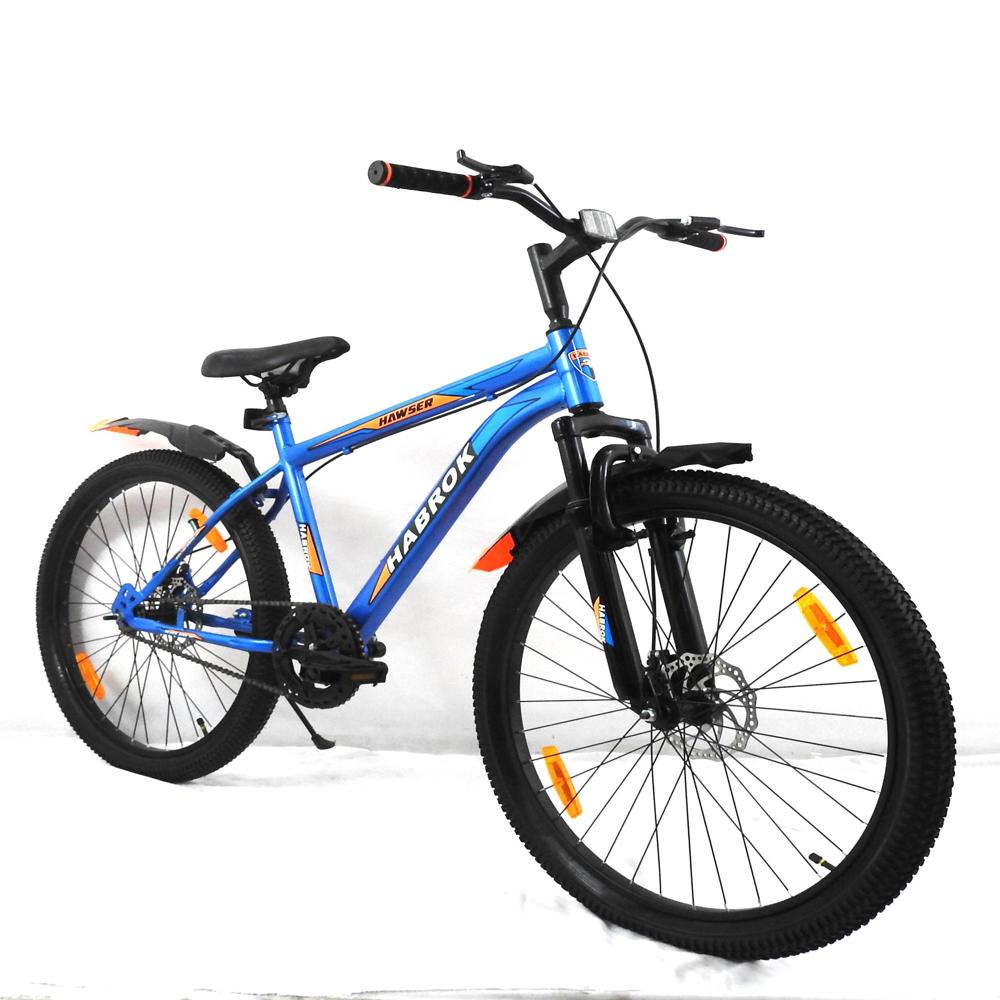 HBK-SMH-01 26T HAWSER, NIBC, FRONT SUSPENSION, STEEL RIM, D/DISC, 26x2.40