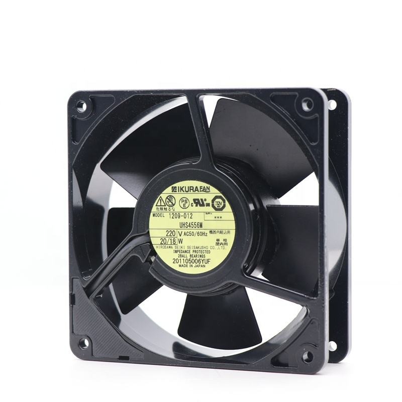 IKura UHS4556 UHS4556M 12038 120x120x38mm 12cm 220V AC 50/60HZ 20/18W Distribution Cabinet Axial Cooling Fan