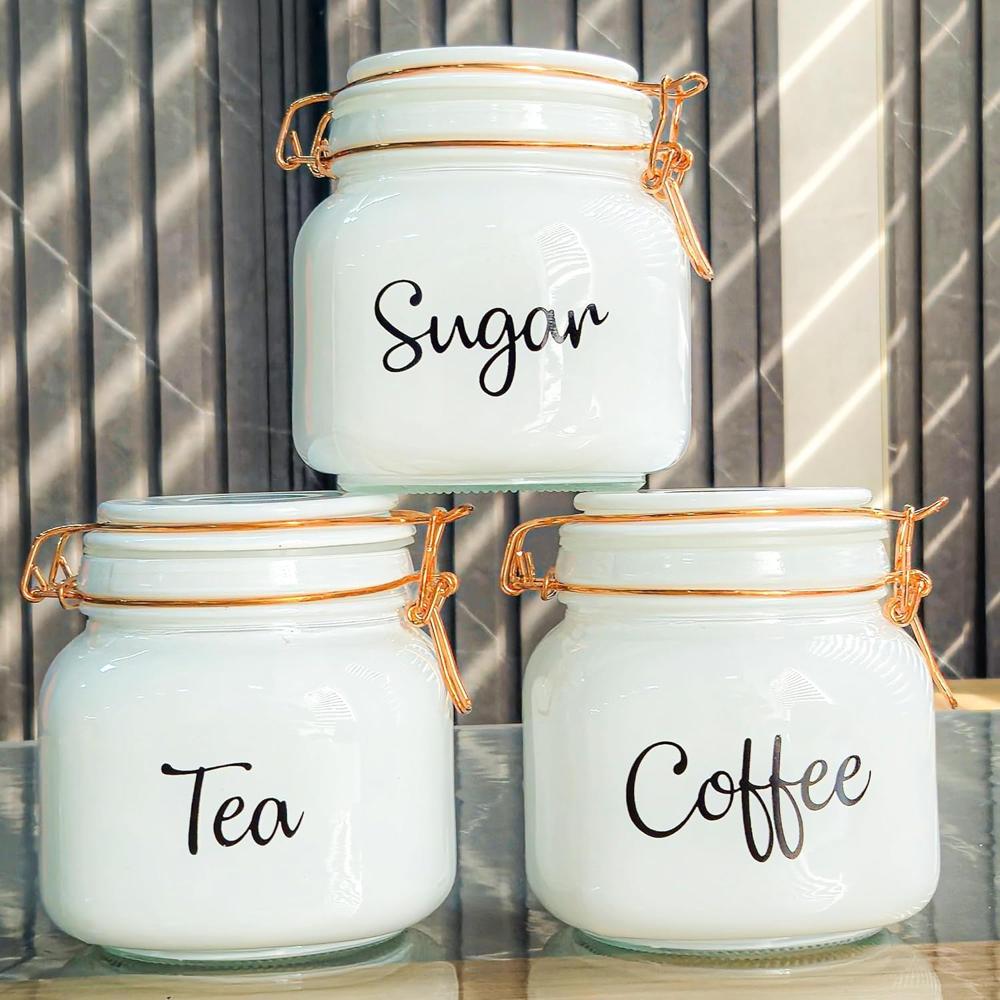 Classic Glass Airtight Containers (Grey)
