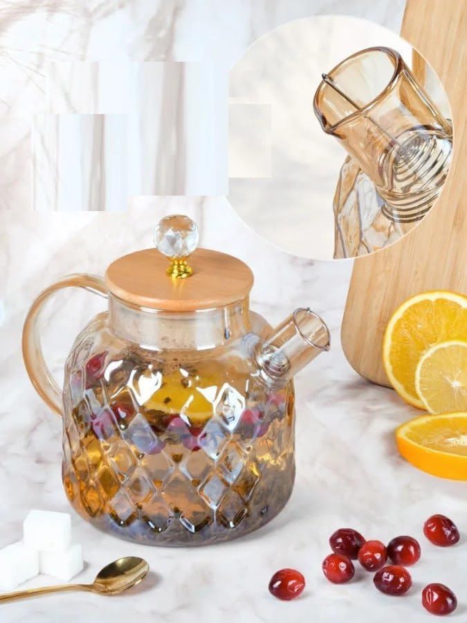 1.9 Ltr Borosilicate Glass Kettle - Color: Transparent