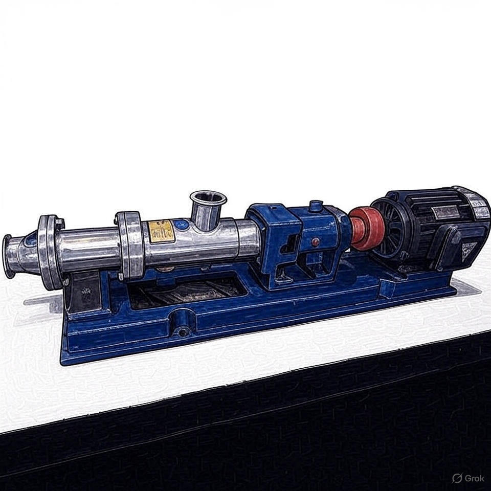 5HP Food Grade Screw Pump