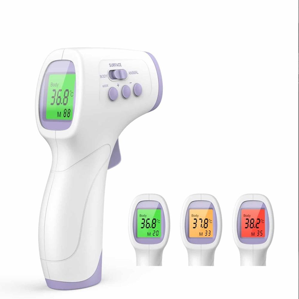 Infrared Digital Thermometer - Color: White