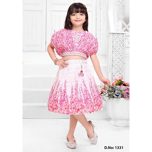 1331 Designer Frock - Color: Pink