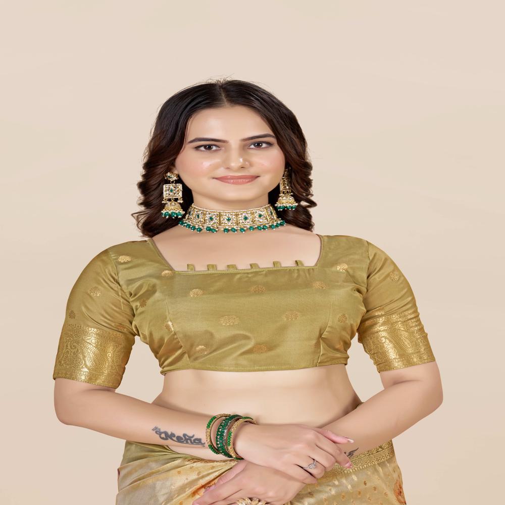 Floral Art Silk Tussar Saree