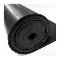 Nitrile Rubber Sheets - Standard Size, Black Color, 2-40mm Thickness, Density 40-85 G/cm3 | Waterproof, Plain Surface Finish, Industrial Use