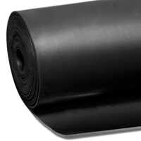 Synthetic Rubber Sheet - 1 Millimeter Thickness, Standard Size, Black Color | Good Quality, Plain Surface Finish For Industrial Use