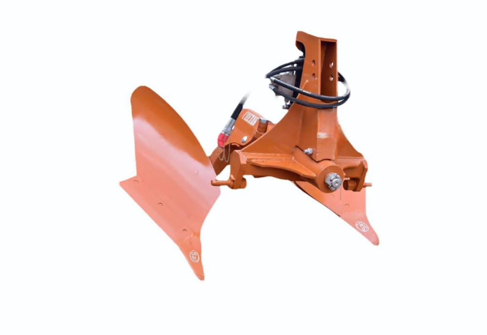 Double Two Bottom Reversible Hydraulic Plough