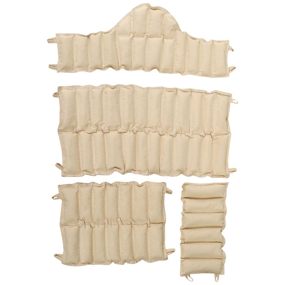 Physio Therapy Hot Therapy Hydrocholator Silicon Beige Moist Heat Pack Set Of 4 Pcs