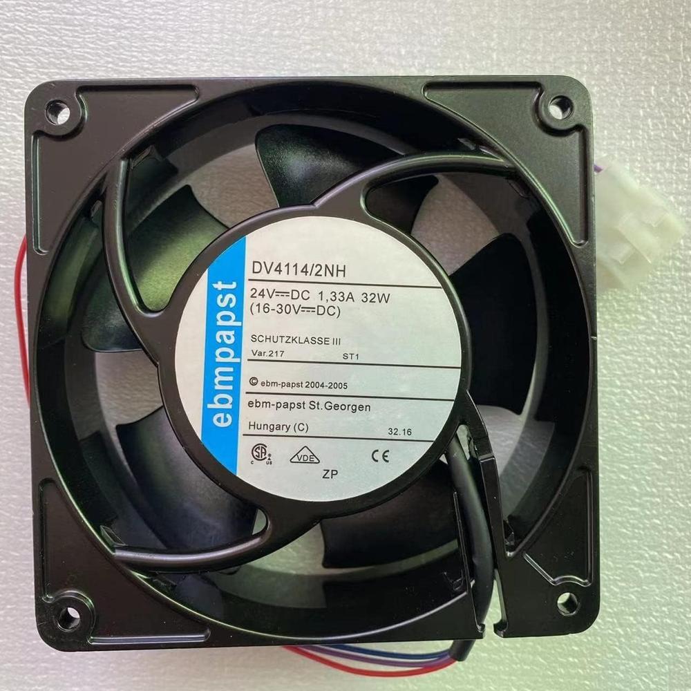 ebmpapst DV4114/2NH Axial Fan 24V-1.33A 32W DC Brushless Air Cooling Fan 6000 RPM 120 * 120 * 38mm 3Wire