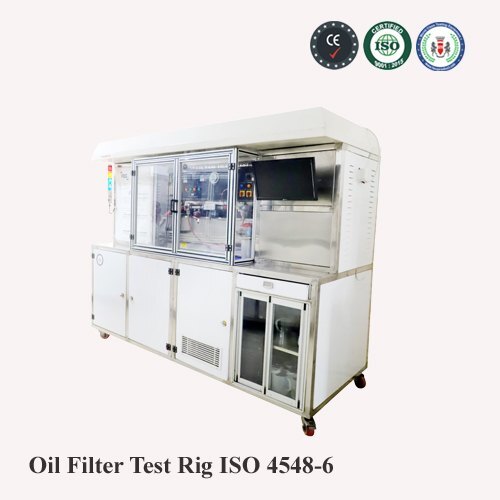 Iso 4548 6 Oil Filter For Internal Combustion Engines Test Rig Equipment - Color: Silver