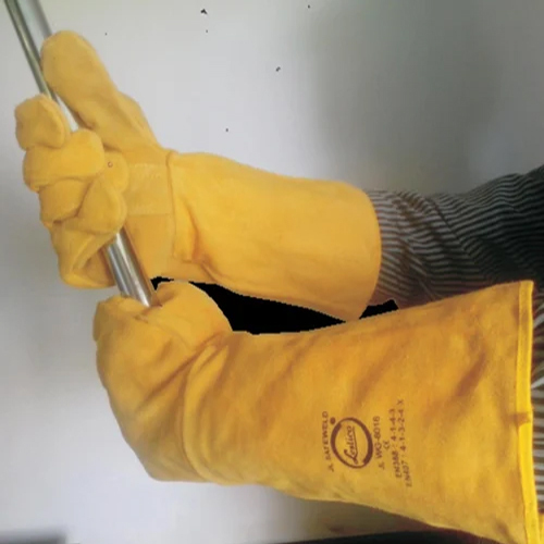Safeweld Yellow Welding Glove - Gender: Unisex