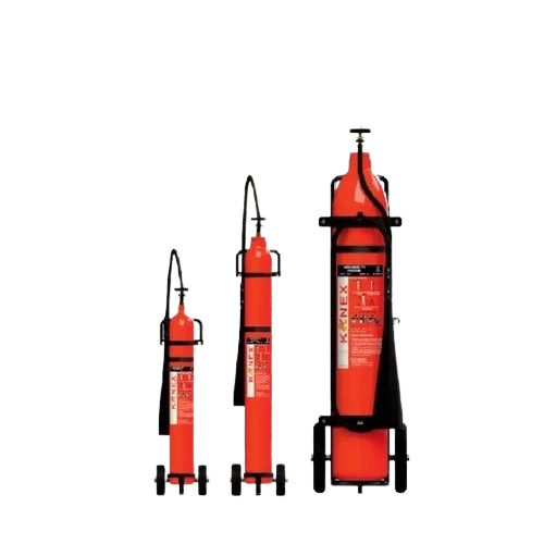 Co Type Trolley Mounted 2 Fire Extinguishers