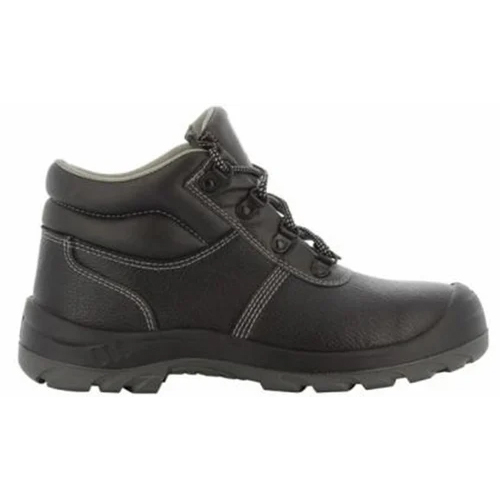 Mid-Cut Leather Safety Shoe - Color: Black