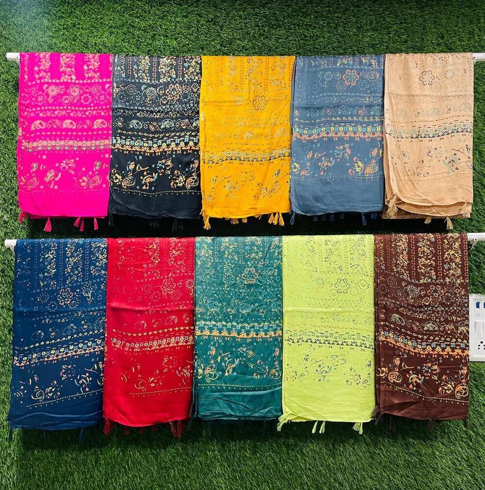 Reyon Discharge Print Stole