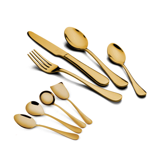 Auric Dessert Spoon Set - Color: Different Available